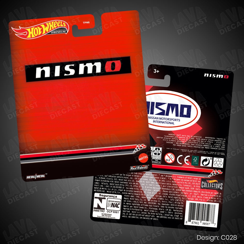 NISMO Theme Premium Custom Hot Wheels Card for 1:64 Diecast