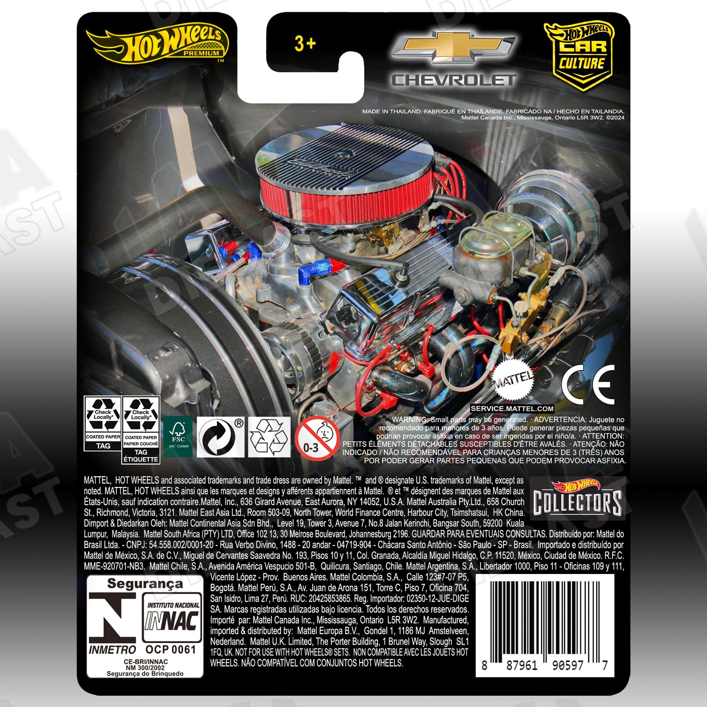 Hot Wheels ’62 Chevy Pickup Truck Purple Flames C10 (5-Pack Squarebody) | Custom Premium 1:64 Card