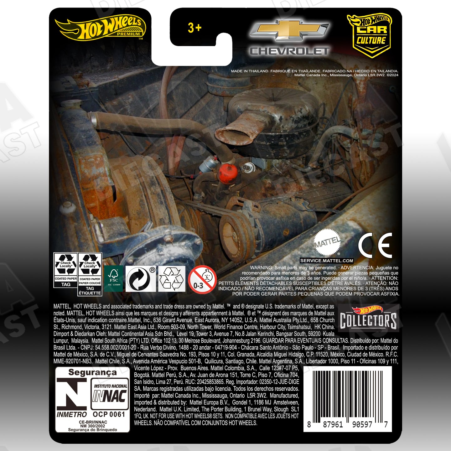 Patina Custom ’62 Chevy Pickup | Custom Hot Wheels Premium Card 1:64