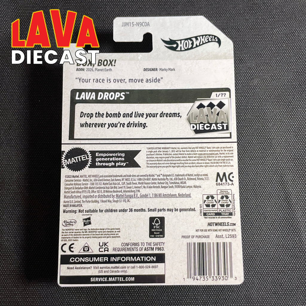 BOX, BOX! Tiffany Blue Tribute Custom Hot Wheels by Lava Diecast | Valentine’s Special Edition 1:64 Collector Set