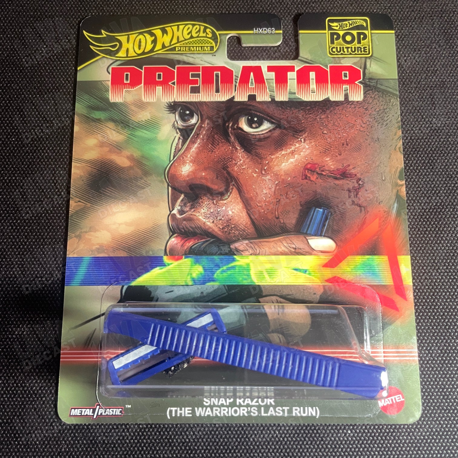 1987 PREDATOR MOVIE SNAP RAZOR CUSTOM HOT WHEELS PREMIUM DIECAST CARD SET | COLLECTOR EDITION
