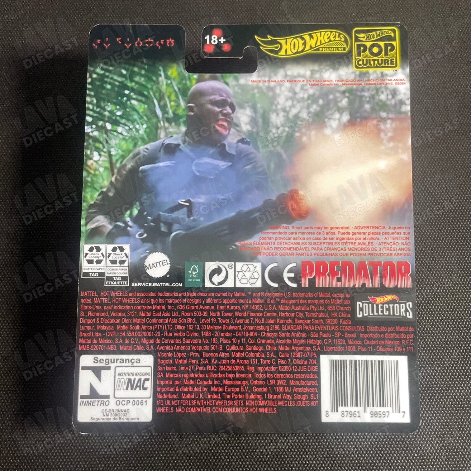 1987 PREDATOR MOVIE SNAP RAZOR CUSTOM HOT WHEELS PREMIUM DIECAST CARD SET | COLLECTOR EDITION