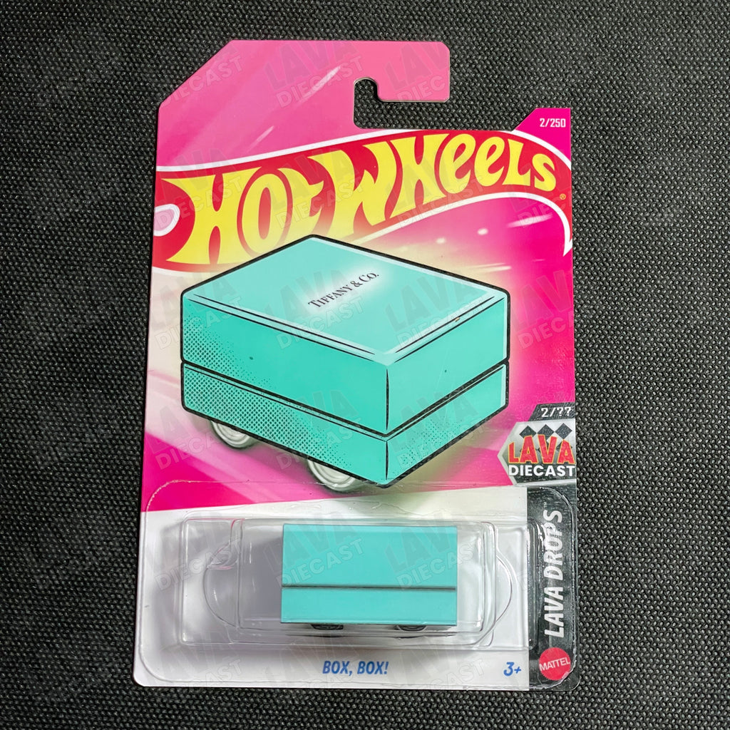 BOX, BOX! Tiffany Blue Tribute Custom Hot Wheels by Lava Diecast | Valentine’s Special Edition 1:64 Collector Set