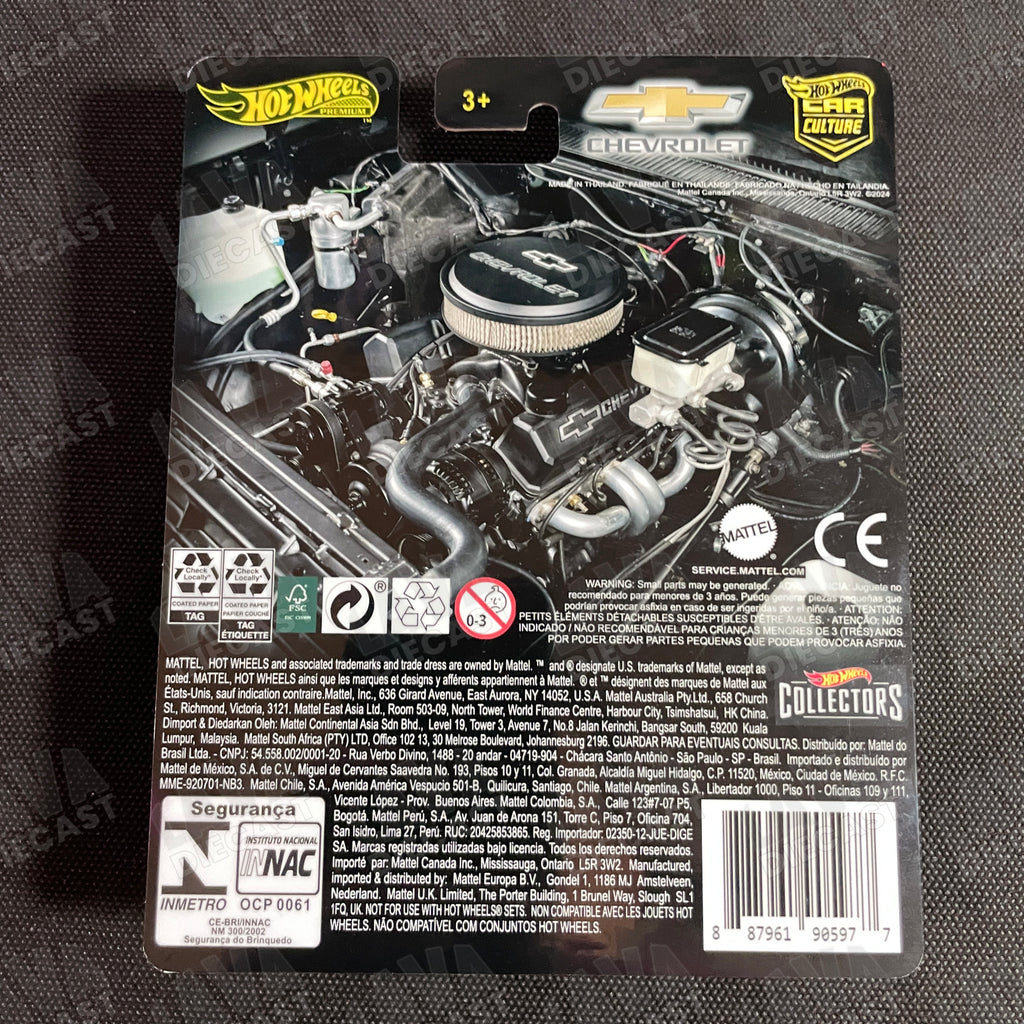 Hot Wheels ’83 Chevy Silverado Black Widow | Wheel Swap +Custom Card Limited Set | Lava Diecast 1:64