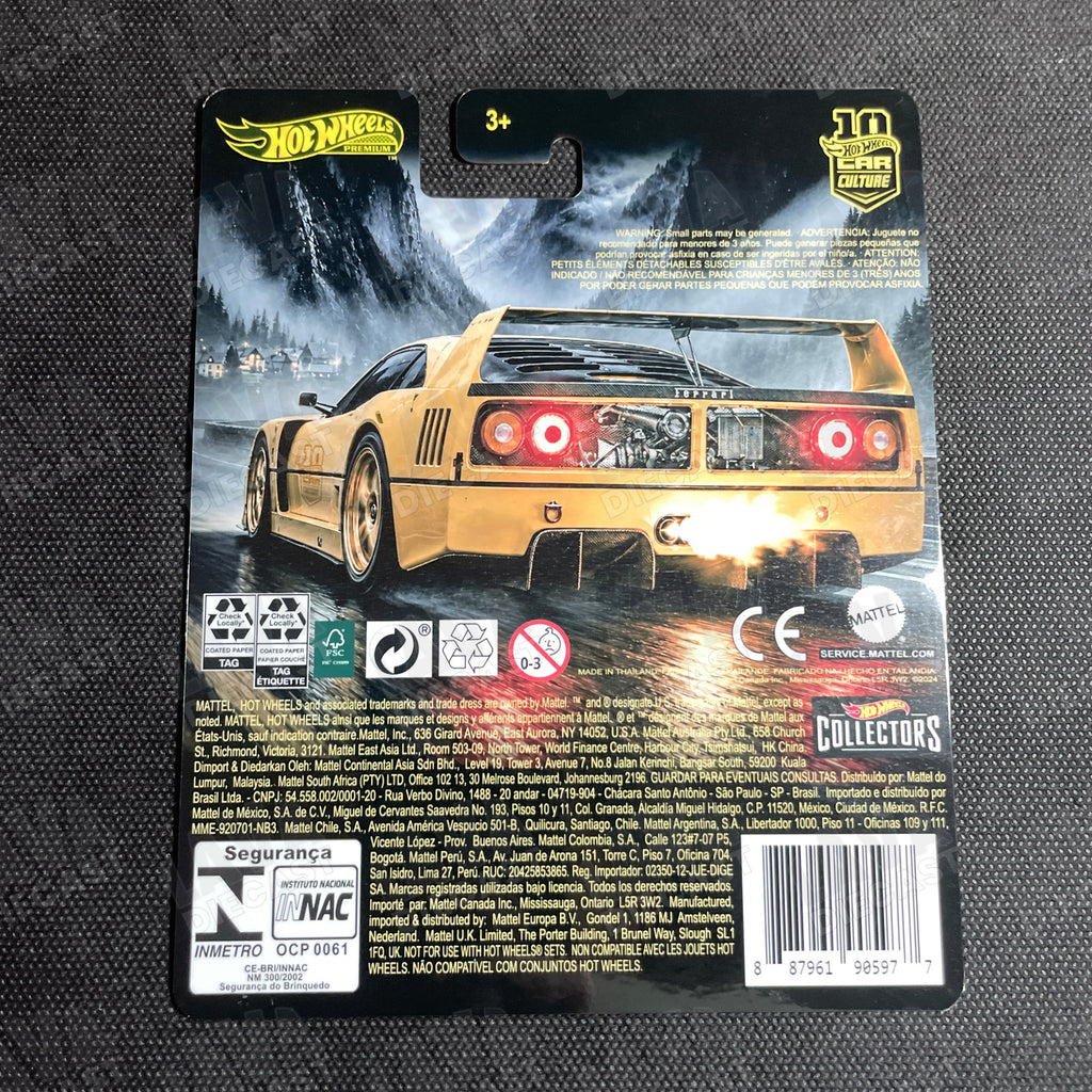 Hot Wheels Ferrari F40 Competizione Gold Chase Edition 2026 | Full Custom Build + Card Limited Set | Lava Diecast 1:64