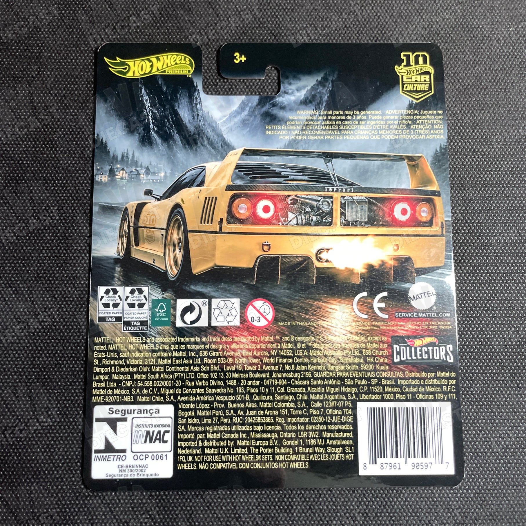 Hot Wheels Ferrari F40 Competizione Gold Chase Edition 2026 | Full Custom Build + Card Limited Set | Lava Diecast 1:64